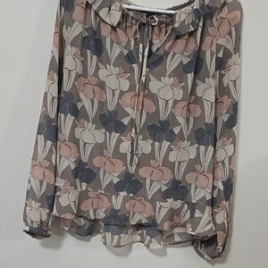 Floral Sheer Blouse